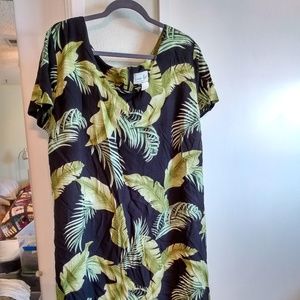 Hawaiian Short-Sleeve Dress/Muumuu